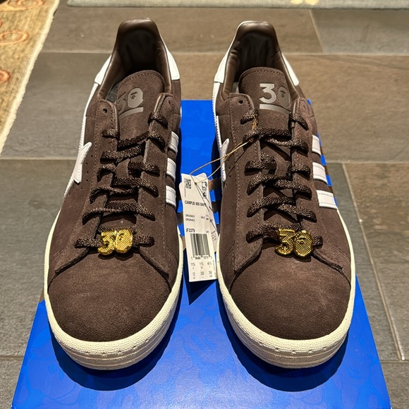 Adidas Campus 80s BAPE 30th anniversary brown never worn